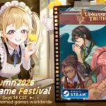Autumn 2026 Anime Game Festival Unmasked Truths: Shattered Dreams promotional post Neverland Entertainment Steam