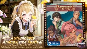 Autumn 2026 Anime Game Festival Unmasked Truths: Shattered Dreams promotional post Neverland Entertainment Steam
